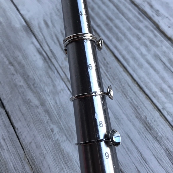 ONE Handmade Oxidized Sterling Silver Cup Ring - Picture 6 of 8